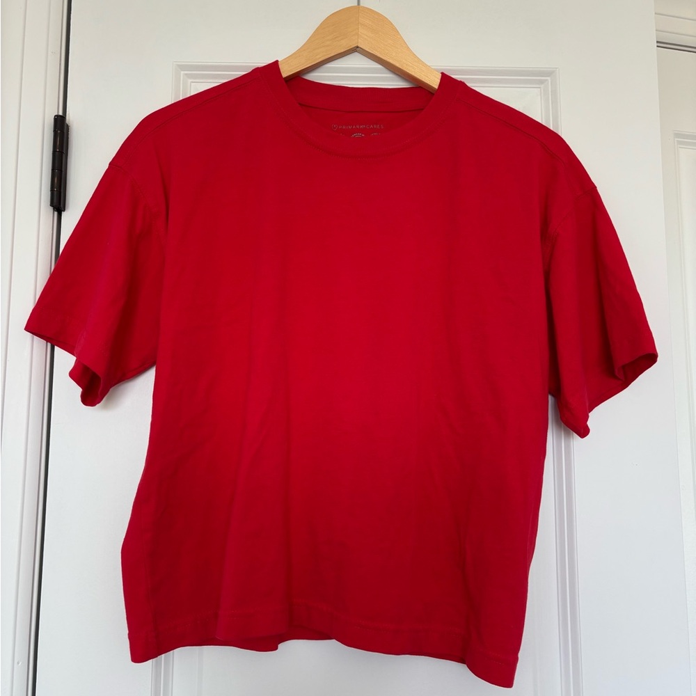 Primark Red Short Sleeve T-Shirt Size 2XS (XXS)